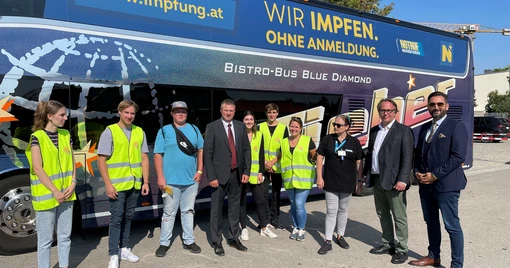 Impfbus macht auch im neuen Jahr mehrmals halt in Ebreichsdorf 