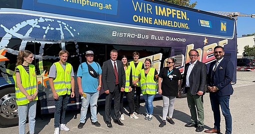 Impfbus macht auch im neuen Jahr mehrmals halt in Ebreichsdorf 